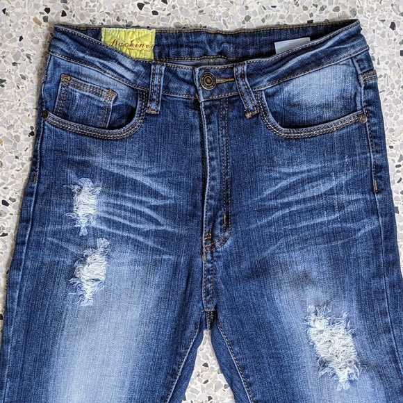 Machine Ript High Rise Jeans - Picture 4 of 11